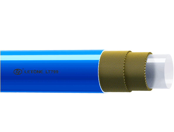 Ultra high pressure resin hose