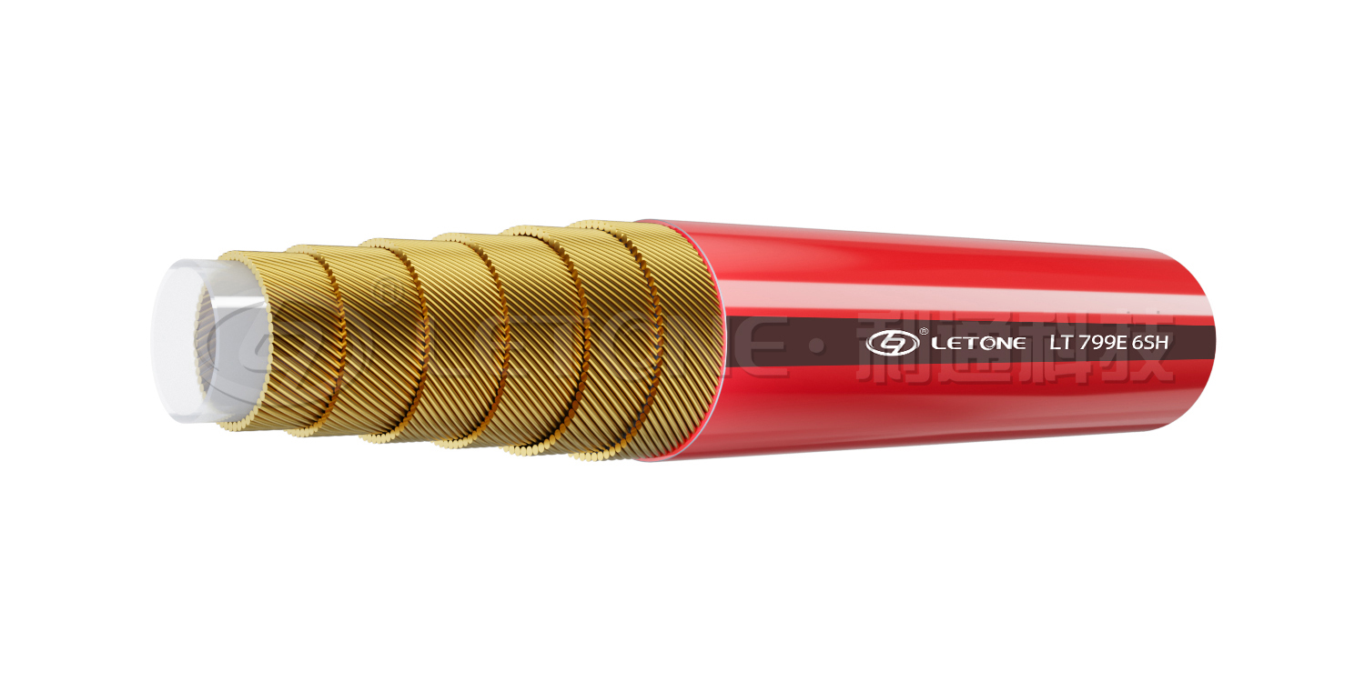 Ultra high pressure resin hose