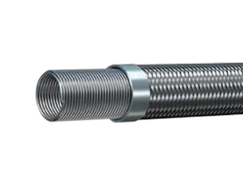 Stainless steel narrow corrugated metal hose